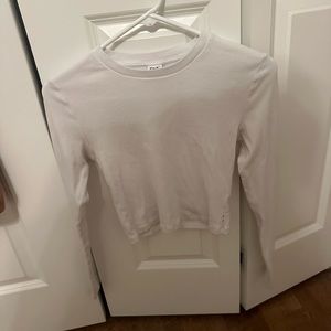 Aritzia white long sleeve